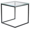 Tavolino cubico Esopo in ferro e vetro di Antonio Saporito*V.L. Lavorazioni In Ferro Best