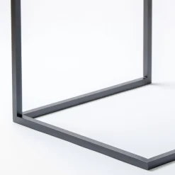 Tavolino cubico Esopo in ferro e vetro di Antonio Saporito*V.L. Lavorazioni In Ferro Best