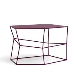 Tavolino da caffè grande in ferro colore amarena*Sesia&Co. Hot