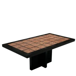 Tavolino da Caffè in Terracotta e Marmo #2*Espidesign by Paola Speranza Outlet