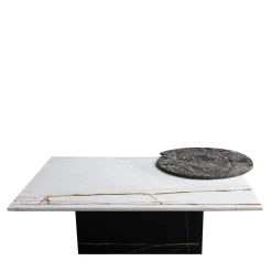 Tavolino da caffè SST033 con tre marmi*Stone Stackers Best