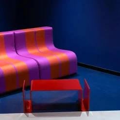 Tavolino da caffè T01 rosso*Poltronova Discount