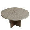Tavolino da caffè Tinian Titanium Travertino e Durmast*Lebanto Hot