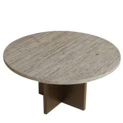 Tavolino da caffè Tinian Titanium Travertino e Durmast*Lebanto Hot