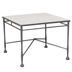 Tavolino da esterno Intreccio in acciaio inox*Officina Ciani Online