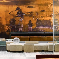 Tavolino da fumo in travertino con finitura satinata DsignincMilano x*FiammettaV Home Collection Clearance