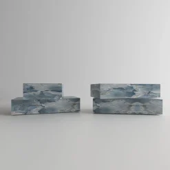 Tavolino Dualis in Onice Azzurro di Sissy Daniele*Dimarmo Discount