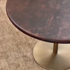 Tavolino Ester in Pergamena Tabacco*mg12 by Monica Geronimi Hot