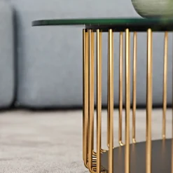 Tavolino Etan blu e oro*Black Tie Online