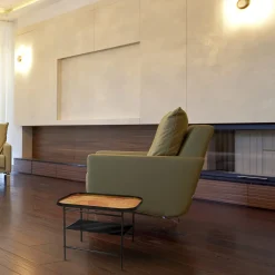 Tavolino giallo Float*Bronzetto Discount