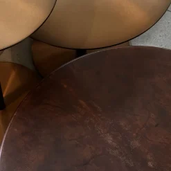 Tavolino Giorgia in Pergamena Tabacco*mg12 by Monica Geronimi Outlet