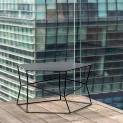 Tavolino grande in ferro colore liquirizia*Sesia&Co. Discount