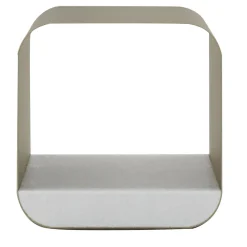 Tavolino in acciaio dorato Tawla*FROMM. New