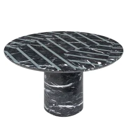 Tavolino in marmo Optic Grigio Carnico di Zanellato Bortotto*Del Savio 1910