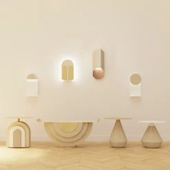 Tavolino in pietra Arco di Apospersano*Pimar Limestone New