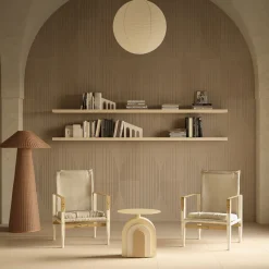 Tavolino in pietra Arco di Apospersano*Pimar Limestone New