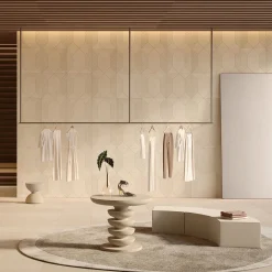 Tavolino in pietra calcarea Ondulation di Matali Crasset*Pimar Limestone Best