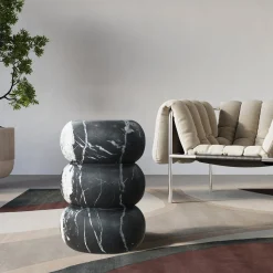 Tavolino in Pietra Nero Marquina Tubby*Etamorph Online