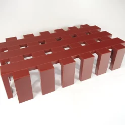 Tavolino in vetro Terry Red di Giannella Ventura*Donghi Discount