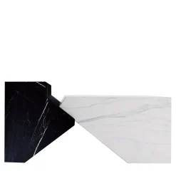 Tavolino Jogja Marquinia & Marmo di Carrara di Studio Hendro Hadinata*Dimarmo Discount