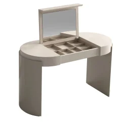 Tavolino Jules in pelle beige*CPRN Homood Online