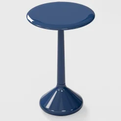 Tavolino laccato lucido blu*CPRN Homood