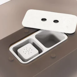 Tavolino Maiz in vetro e acciaio*FROMM. Clearance