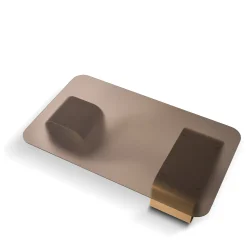 Tavolino Maiz in vetro e acciaio*FROMM. Discount