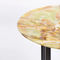Tavolino Peregrinus in onice e ferro*Splot Design New