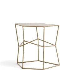 Tavolino piccolo in ferro colore Cappuccino*Sesia&Co. Sale