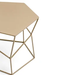 Tavolino piccolo in ferro colore Cappuccino*Sesia&Co. Sale