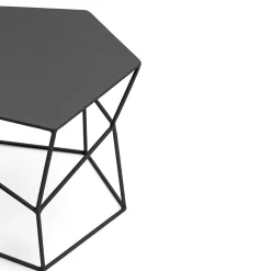 Tavolino piccolo in ferro colore Liquirizia*Sesia&Co. Outlet