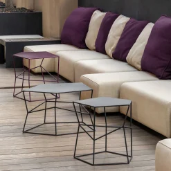 Tavolino piccolo in ferro colore Liquirizia*Sesia&Co. Outlet