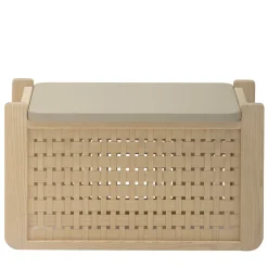 Tavolino Raquette 183 con piano in grigio seta di Cristina Celestino*Billiani 1911