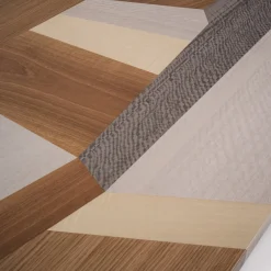 Tavolino rettangolare intarsiato a secco in policromia*Durame Sale