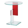 Tavolino rosso Don Gerrit di Jean-Marie Massaud*Glas Italia Clearance
