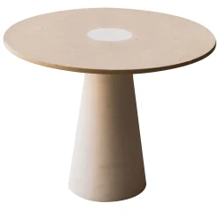 Tavolino rotondo Centro 54 grande in pietra di Gumdesign*Pimar Limestone Sale