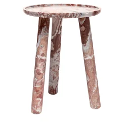 Tavolino rotondo in pietra 42 di Ludovica e Roberto Palomba*Exteta Online