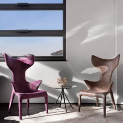 Tavolino rotondo nero Cuginetto di Enzo Mari*Driade Hot