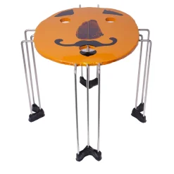 Tavolino rotondo Triple Play arancione di Gaetano Pesce*Corsi Design Factory Sale