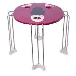 Tavolino rotondo Triple Play viola di Gaetano Pesce #2*Corsi Design Factory Best