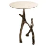 Tavolino Scultura in bronzo fuso*BAU Design