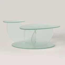 Tavolino Selva V2 in vetro Satinato*Edizione Limitata by Simone Fanciullacci Clearance