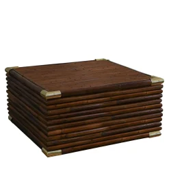 Tavolino Serie Raccordi in Bambù e Ottone*Molto Collectibles Hot