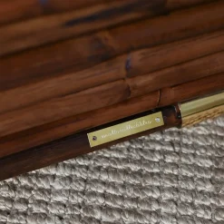 Tavolino Serie Raccordi in Bambù e Ottone*Molto Collectibles Hot