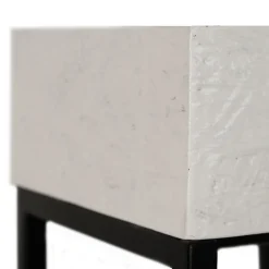 Tavolino Spring Mini Console Bianco di Fabrizio Contaldo*Arkof