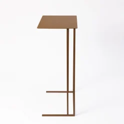 Tavolino Thabit in acciaio marrone*Splot Design Outlet