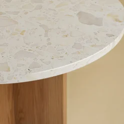 Tavolino Tinian Terrazzo Carrara e Durmast*Lebanto Clearance