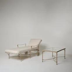 Tavolo basso da esterno Lotus in ferro*DMG Fiesole