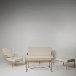 Tavolo basso da esterno Lotus in ferro*DMG Fiesole